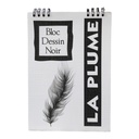 BLOC DESSIN 200G A5 NOIR REF L33466 SAMBARA 