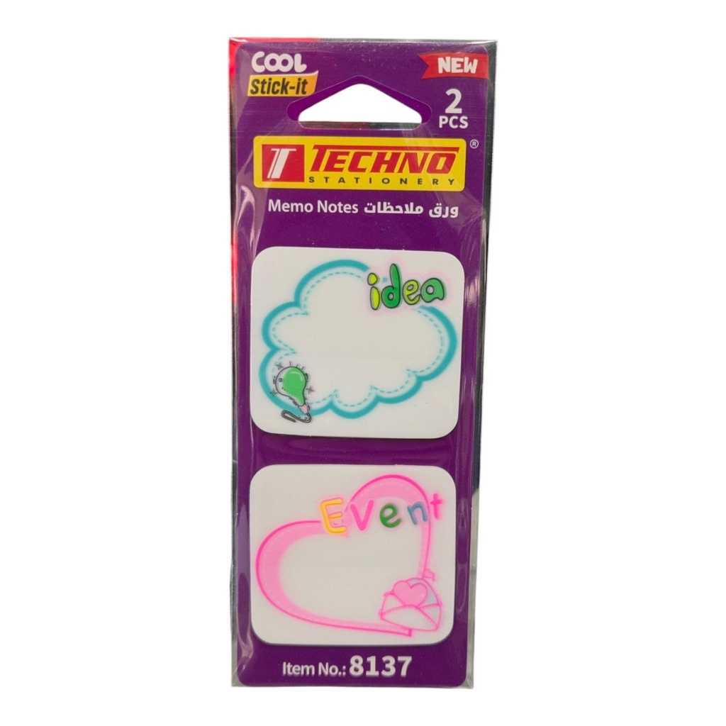 POST IT FANATSIE 2 PCS  REF 8137 TECHNO 