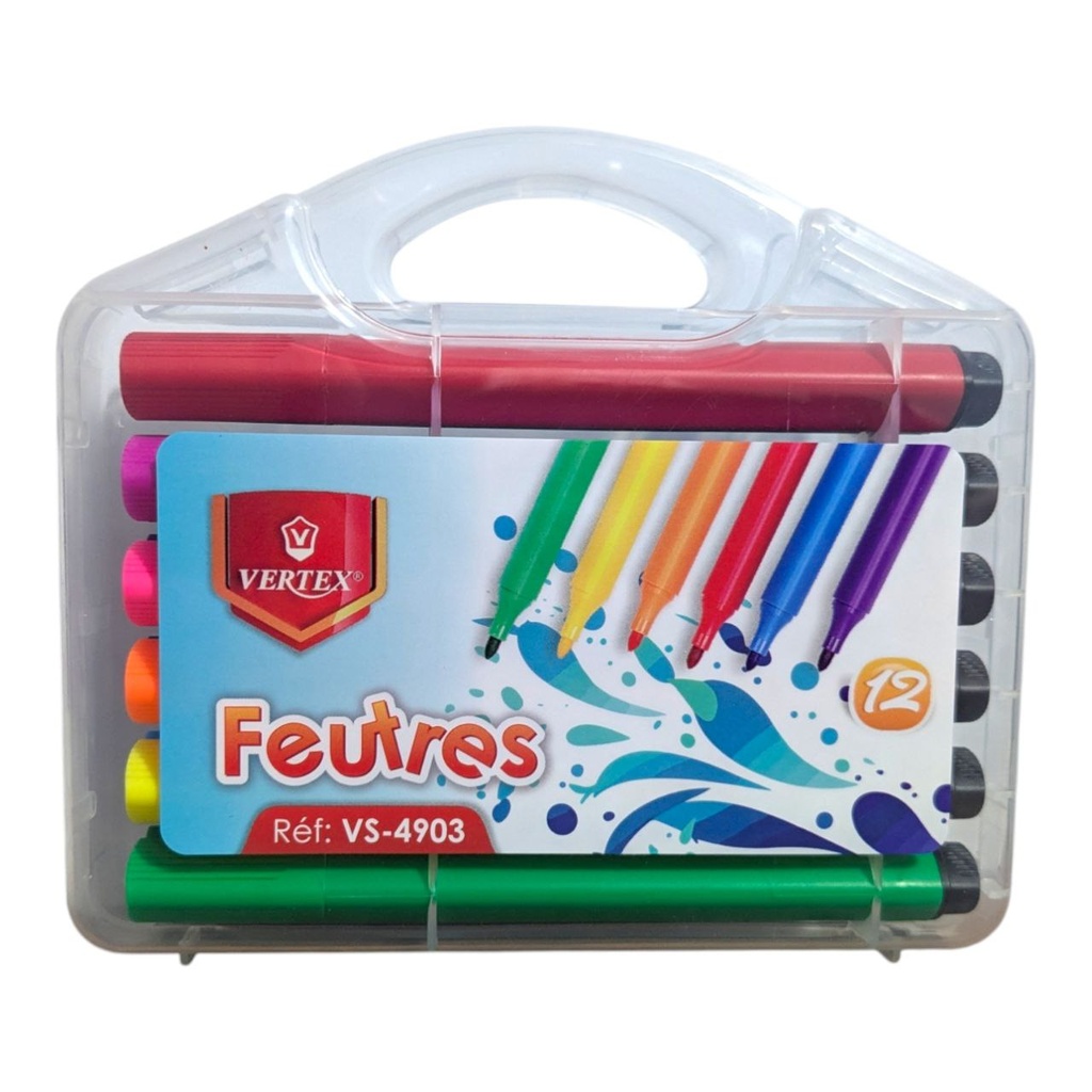 FEUTRE DE 12 PES REF VS-4903 VERTEX 