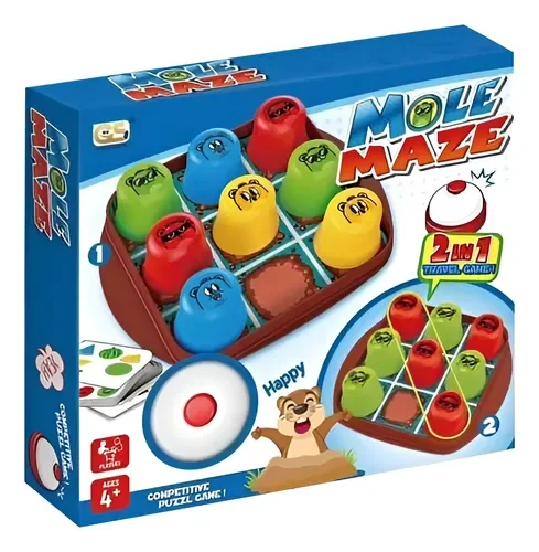 JEUX MOLE MAZE 2EN1 TRAVEL GAME 8643-6