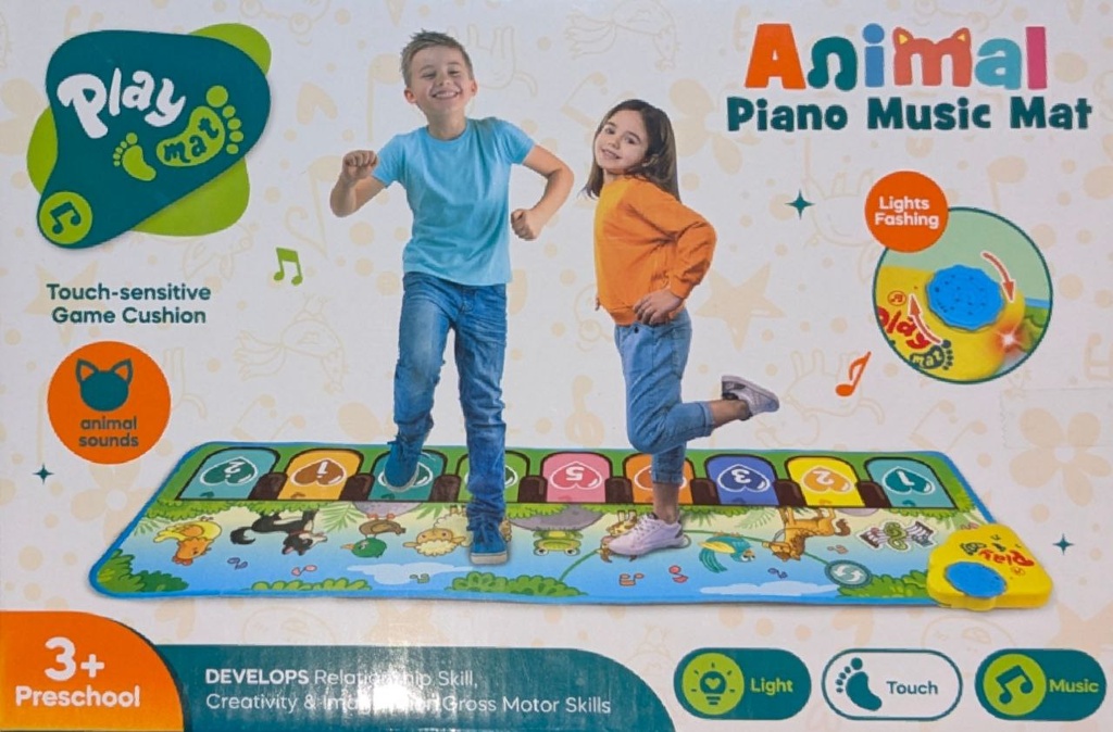 ANIMAL PIANO MUSIC MAT REF 10050-10