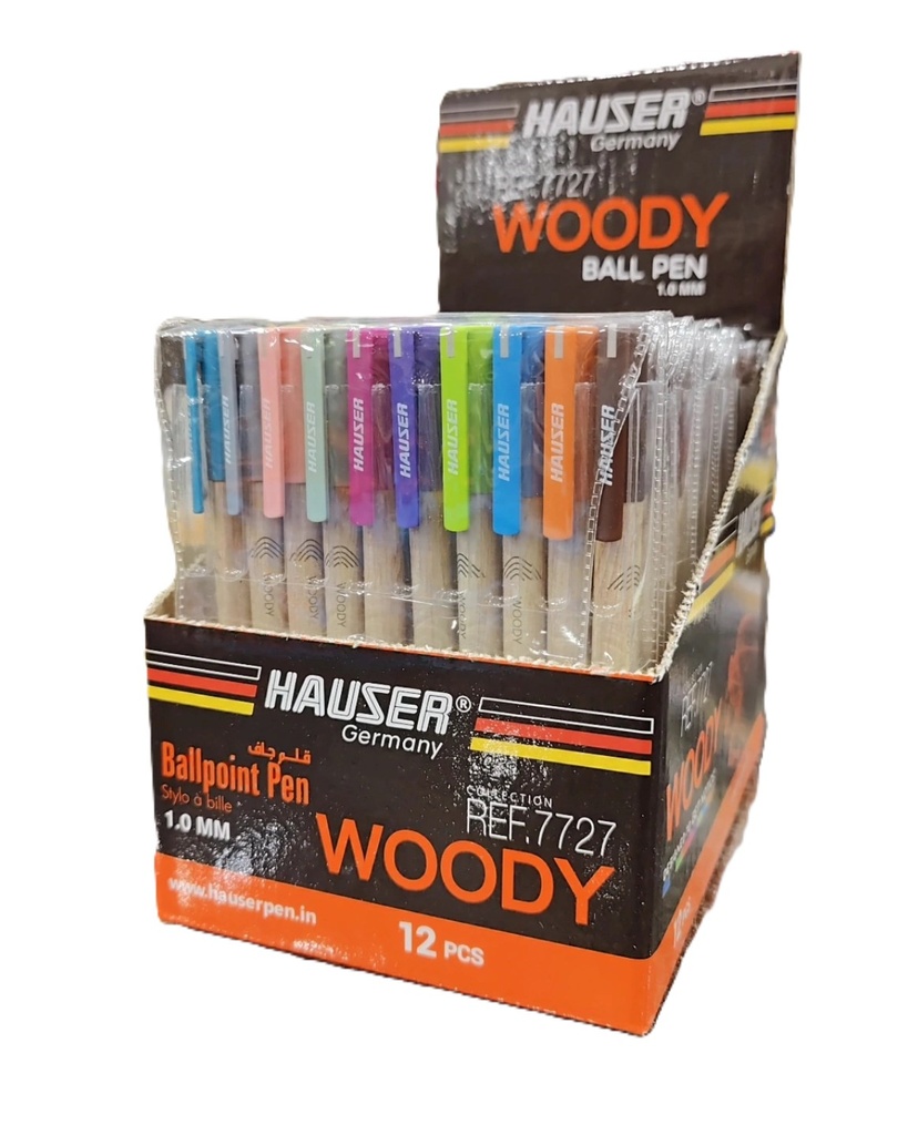 POCHETTE STYLO A BILLE 10 CLOUREURS HAUSER REF 7727 