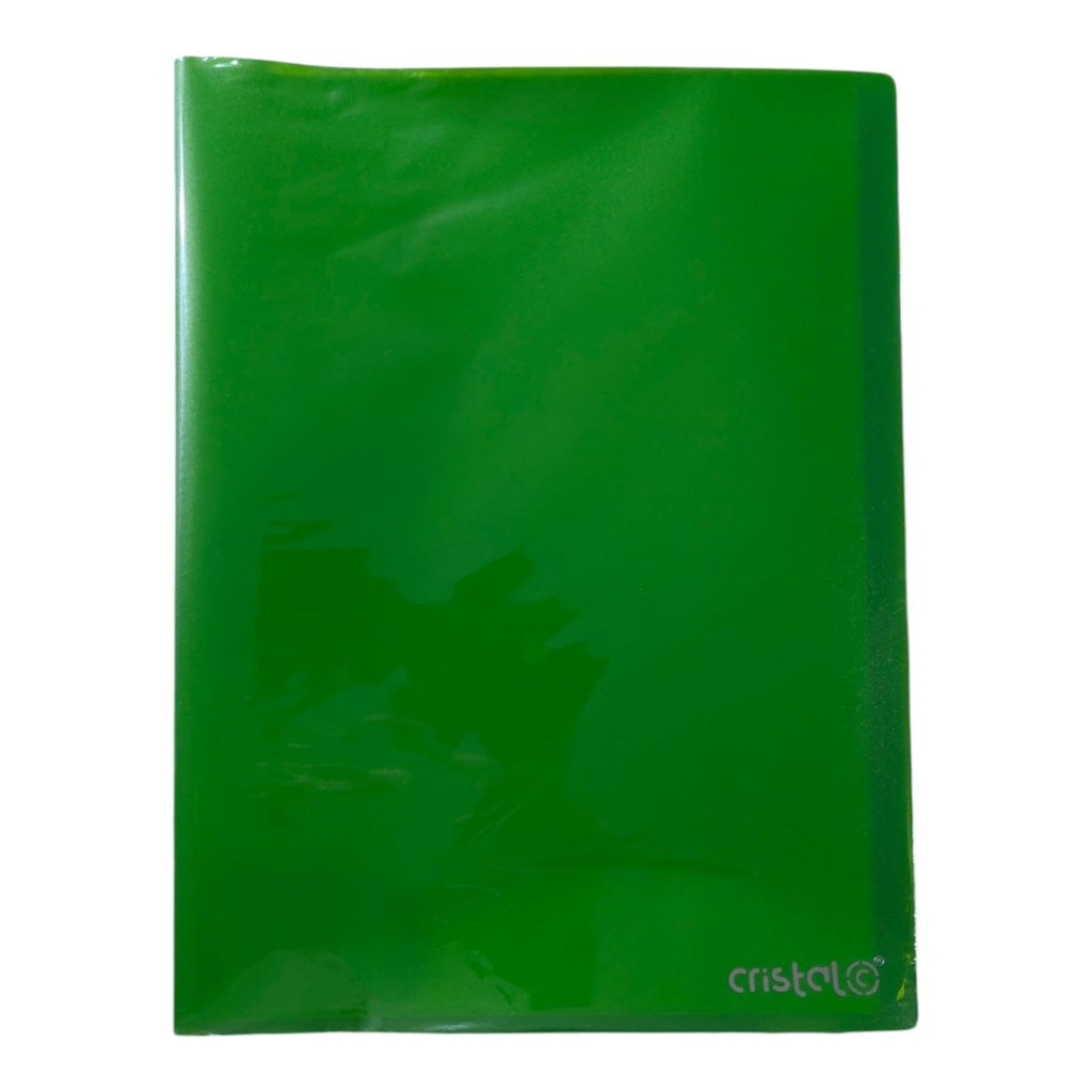 PORTE VUES SOUPLE  80P 160V REF CR-0308 CRISTAL 