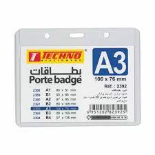 PORTE BADGE A3 REF 2392 