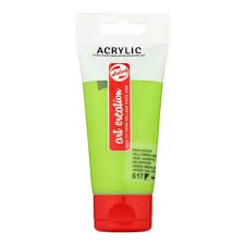 PEINTURE ACRYLIQUE 75ML JAUNE VERT