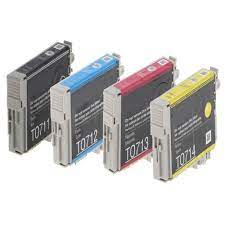 PACK DES CARTOUCHES EPSON  INKWELL 0711/0712/0713/0714