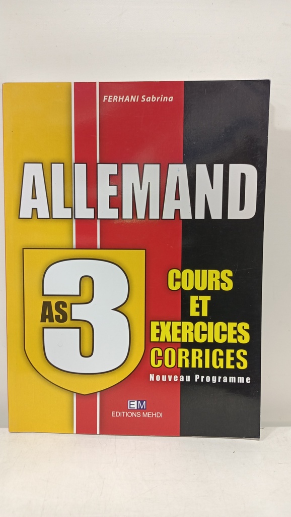 ALLEMAND 3AS COURS ET EXERCICES CORRIGES