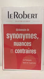 LE ROBERT DICTIONNAIRE SYNONY2MES