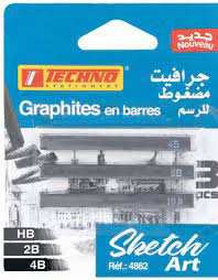 GRAPHITES EN BARRE REF 4862