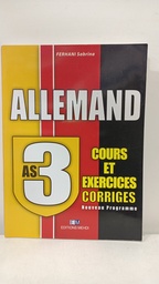 [MS005774] ALLEMAND 3AS COURS ET EXERCICES CORRIGES