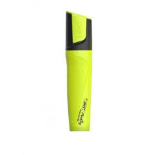 [MS006304] SURLIGNEUR BIC JAUNE REF 943647