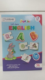 [MS006368] PUZZLE  56 PCS LETS ENGLISH REF PZEN56