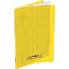 [MS007895] CAHIER AGRAFE POLPRD JAUNE