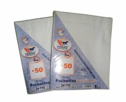 [MS009267] ENVELOPPE F24 BLANCHE PAQ DE 50 24715