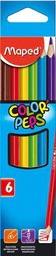 [MS004591] CRAYONS DE COULEURS 06 CLR REF 832002 MAPED