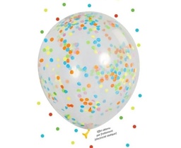 [MS009730] BALLONS SAC 5 PCS CONFETTI