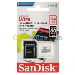 [MS009983] CARTE MEMOIRE MICRO SD 64GB SANDISK