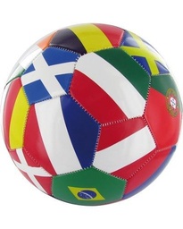 [MS010858] BALLON DE FOOT AVEC  DES DRAPEAUX