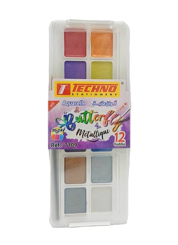 AQUARELLE 12 CLR TECHNO REF 7109