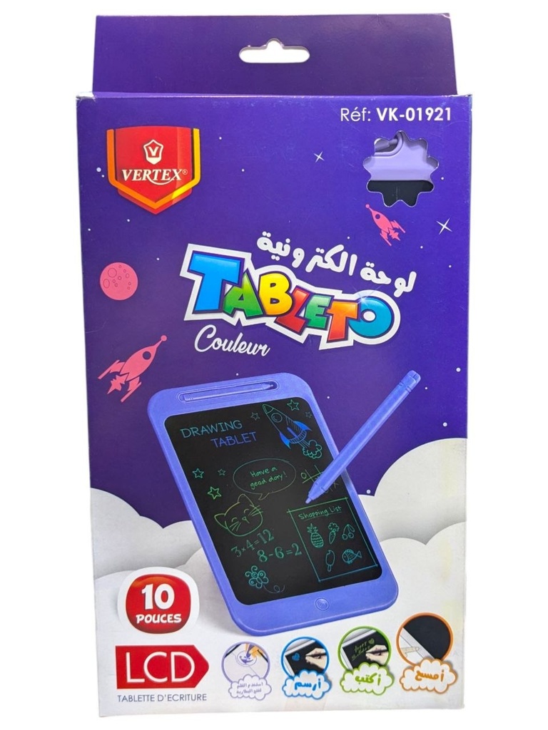 TABLETTE LCD 10" 01921 VERTEX