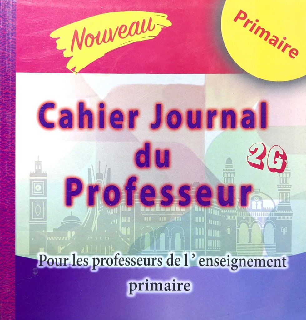 CAHIER JOURNAL DE PROFESSEUR PRIMAIRE