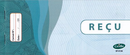 CARNET DE RECU 50F REF 0138 EXCELLES
