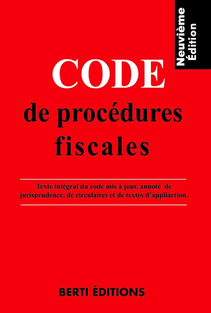 CODE DE PROCEDURES FISCALES FRANCAIS