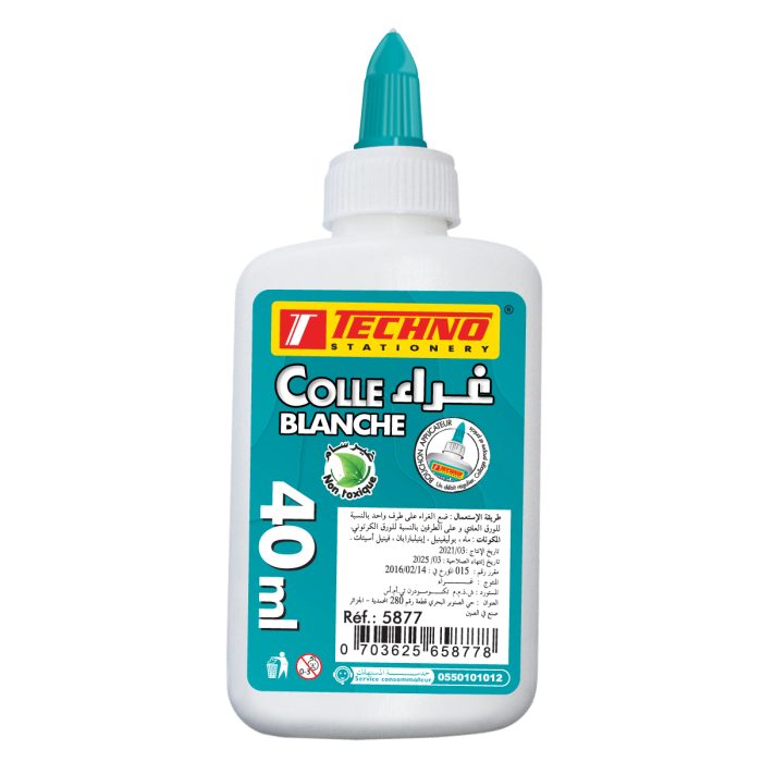COLLE BLANCH A BOUCHON 40ML 5877 TECHNO