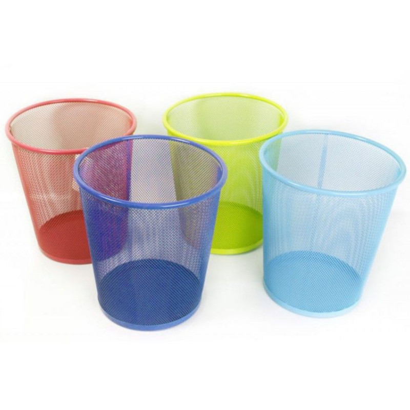 CORBEILLE A PAPIER EN METAL COULEUR REF 5002C  VERSAL 
