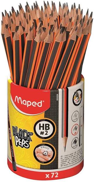 CRAYON NOIR HB-2 MAPED C04