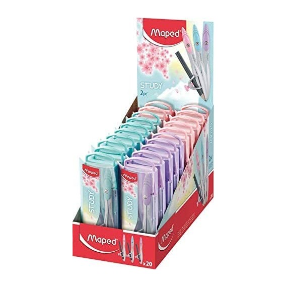 COMPAS STUDY PASTEL A BAGUE REF 194111 MAPED
