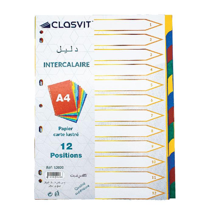 INTERCALAIRE DE 12C/L REF 12020 CLASVIT
