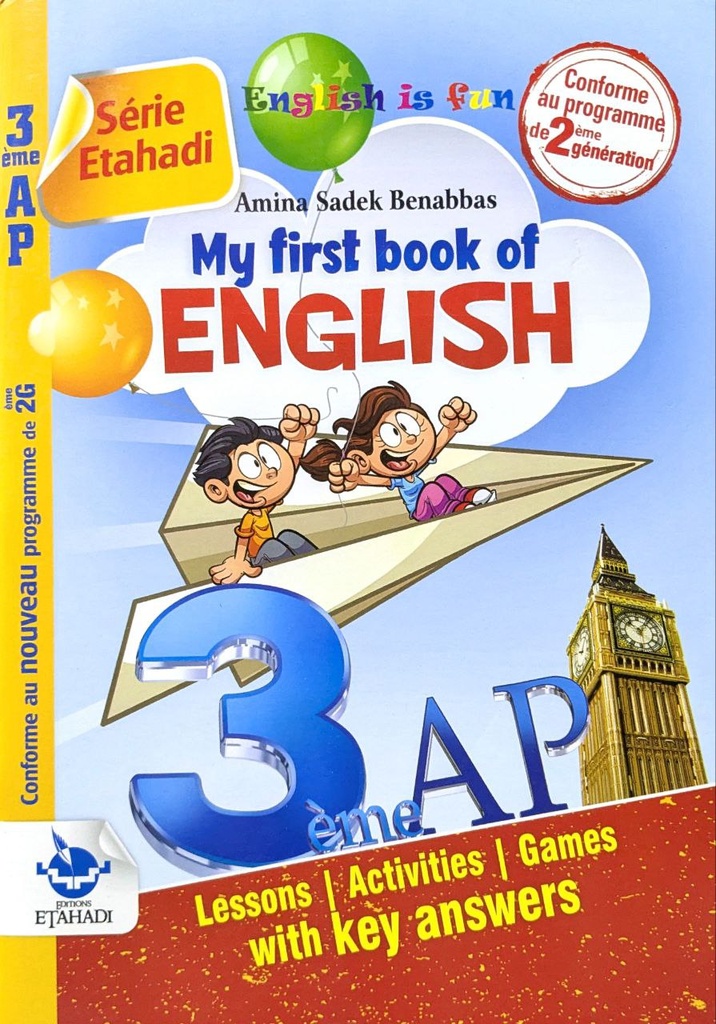 MY FIRST BOOK OF ENGLISH 3AP