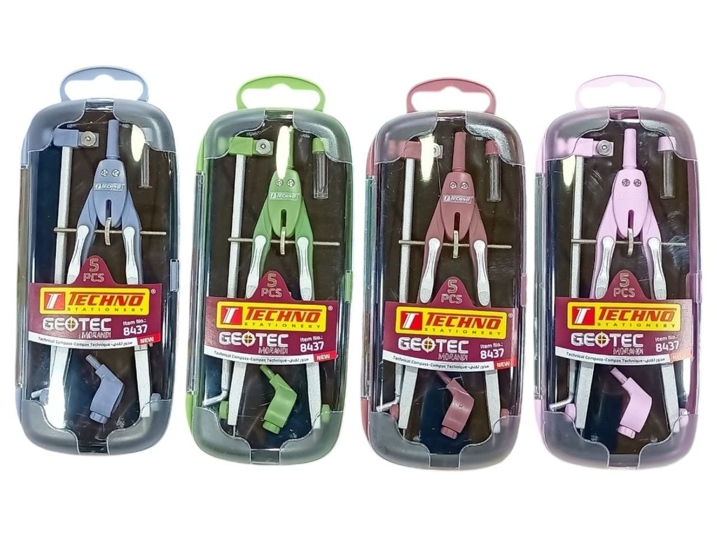 COMPAS TECHNIQUE 5PCS GEOTECH MORANDI 8437 TECHNO