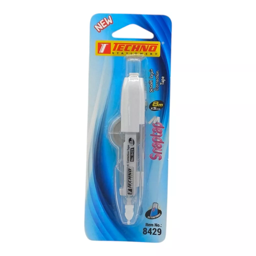 CORRECTEUR A RUBAN  5 mm x 8 m SOUS CARTE SNAPTAP 8429 TECHNO
