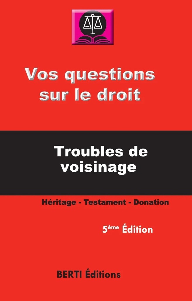 LES TROUBLES DE VOISINAGE ARAB - FRANCAIS