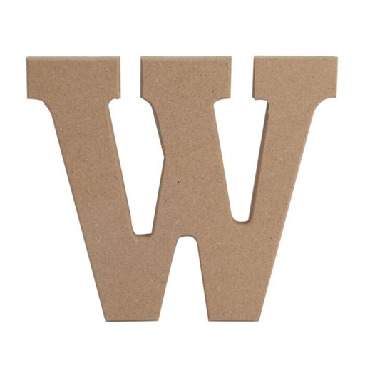 LETTRE EN BOIS W