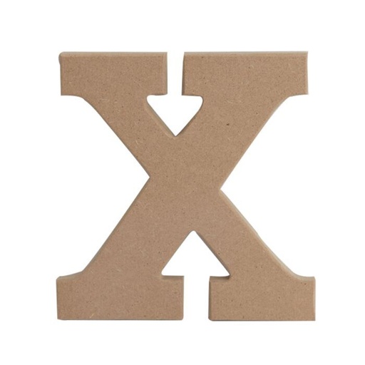 LETTRE EN BOIS X