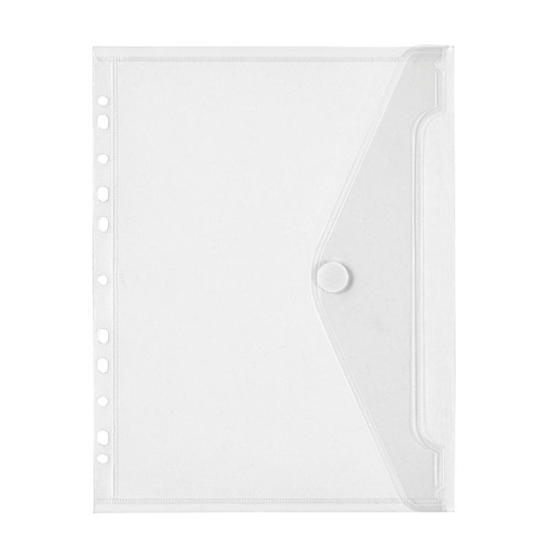 POCHETTE ENVLOPPE A BOTON PERFOREE A4 REF 5143