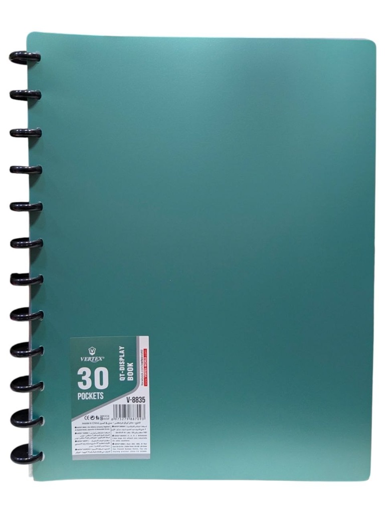 PORTE DOCEMENT SPIRAL 30P 60V VERTEX