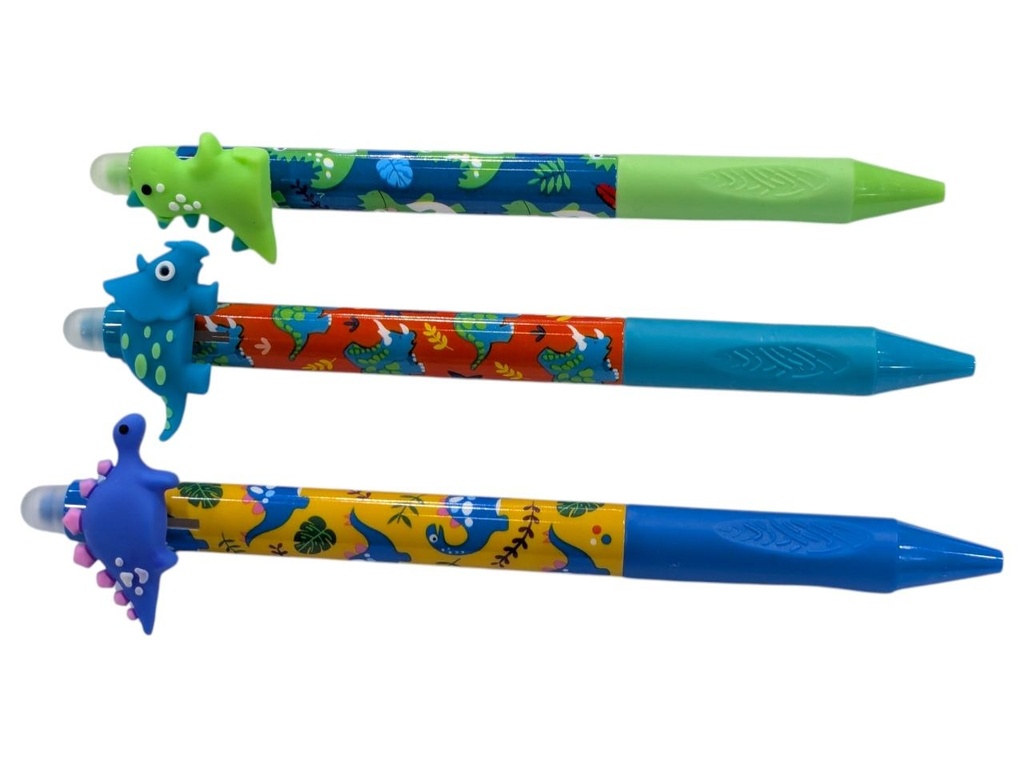 STYLO GEL FANTAISIE EFFACABLE DINOSAURS 7118 TECHNO