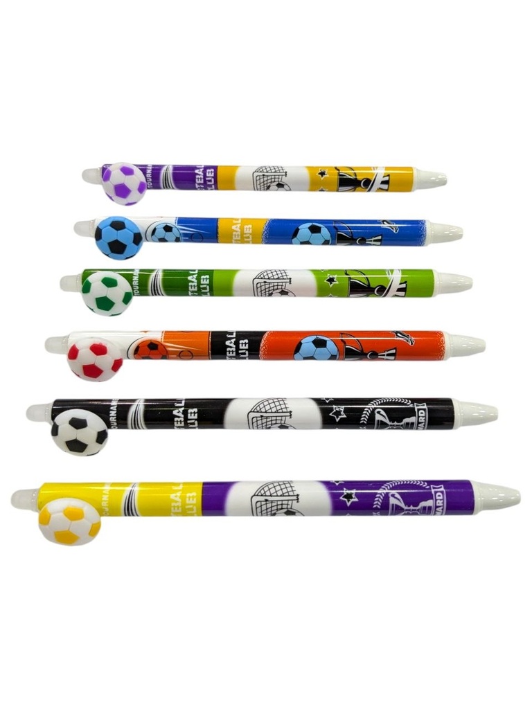 STYLO GEL FANTAISIE EFFACABLE FOOTBALL CLUB 7117 TECHNO