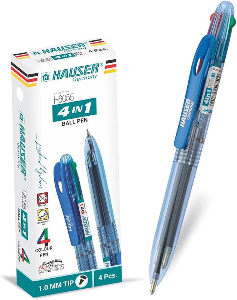 STYLO A BILLE 4EN1 HAUSER 6055