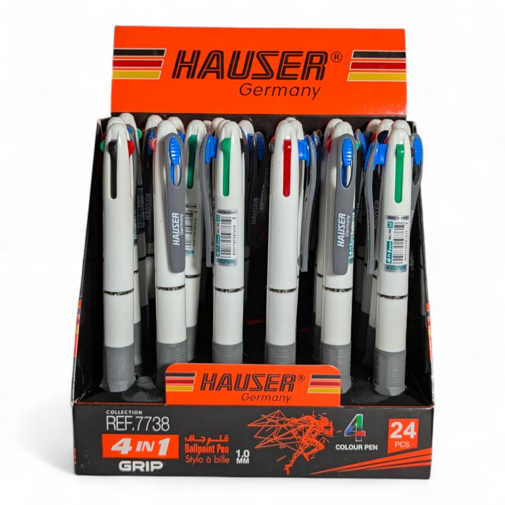STYLO A BILLE 4EN1 HAUSER 7738