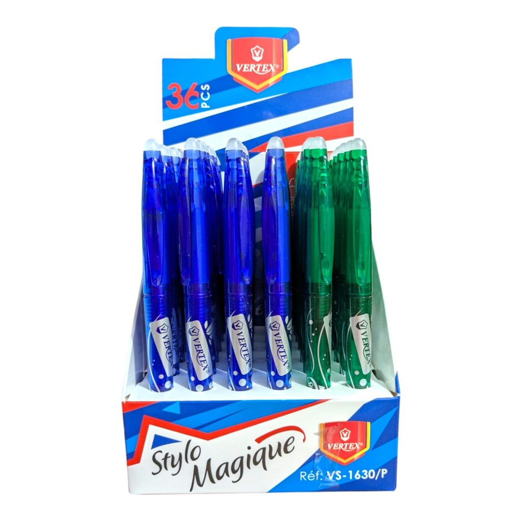 STYLO MAGIC BLEU ET VERT VERTEX
