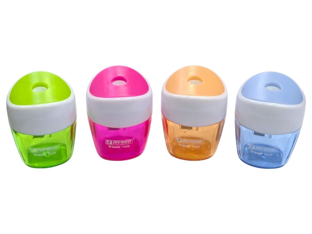 TAILLE CRAYON AVEC RESERVOIR TRICULE 7529 TECHNO