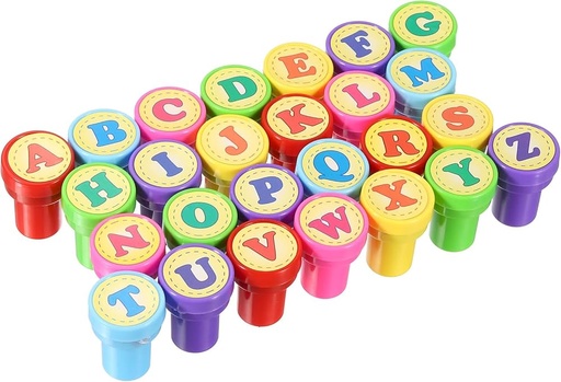 TAMPON ENFANT ALPHABETS CHIFFRE ANIMEAUX TECHNO 