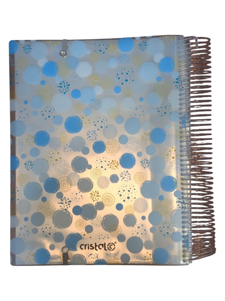 PORTE VUE SPIRAL FANTAISIE 80P 160V CR-708 CRISTAL