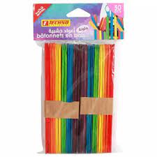 BATONNET EN BOIS 18*150*1.7MM PAQ 50 REF 5015