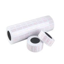 BOBINE ETIQUETTE DE PRIX BLANC